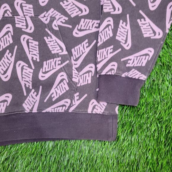 NIKE AOP Hoodie Medium 22x24 Purple - Picture 11 of 13